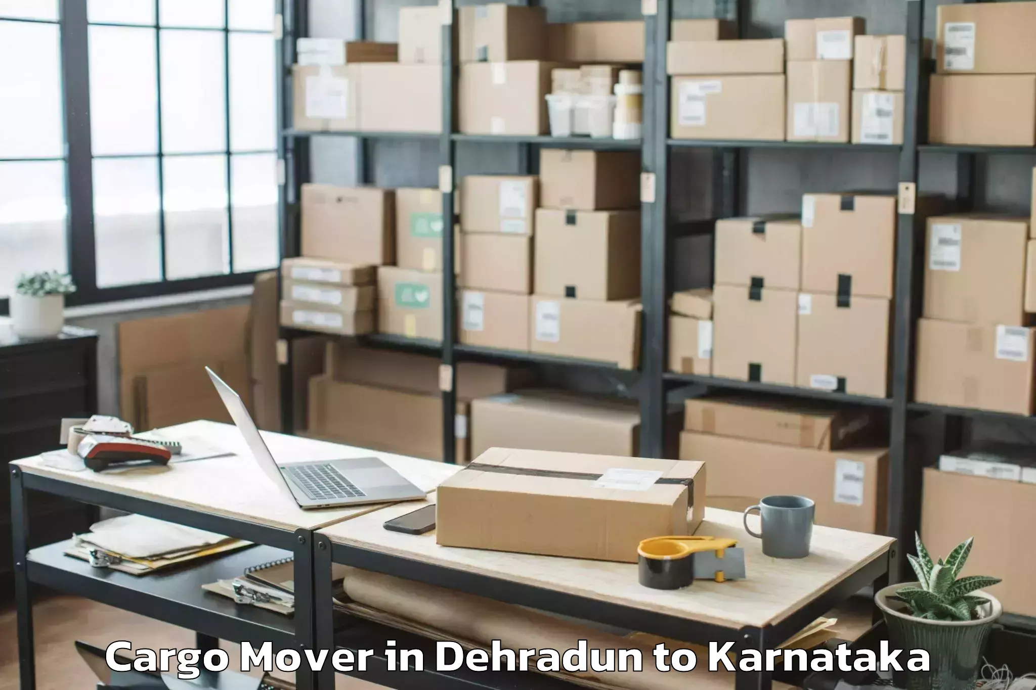 Reliable Dehradun to Harpanahalli Cargo Mover